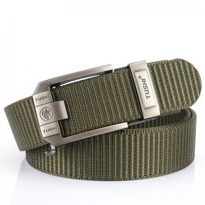 Automatic Buckle Thickened Nylon Belt Alloy Buckle Outdoor Use
