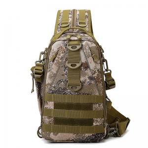 Compact Outdoor Tactical Chest Bag in Camouflage Design