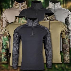 High-Performance Camouflage Training Suit for Tactical Exercises and Fitness