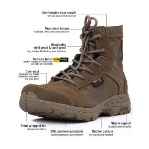 MID-Cut Desert Boots for Special Forces Flight Training