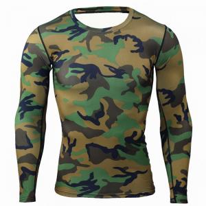 New Fashion Camouflage 3D Printing Sports Long Sleeved Casual Shirt