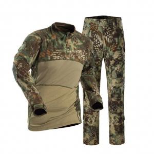 Tactical Long Sleeve Men Combat Uniform for Outdoor Use