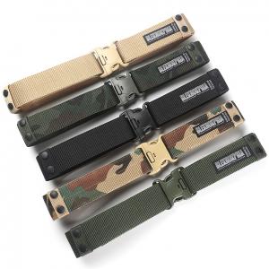 Versatile Tactical Belt with Reinforced Metal Buckle 
